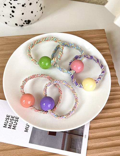 Cuerda De Pelo Trenzado Colorido Jelly Bean Twist