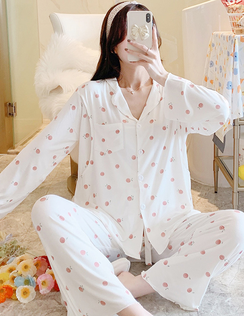Pijama Premamá Con Estampado Geométrico Modal
