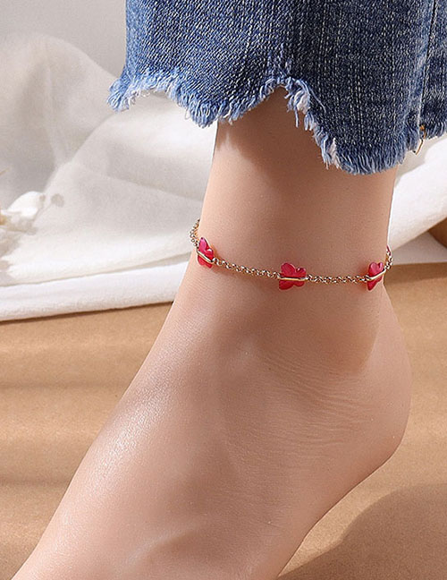 Resin Butterfly Anklet