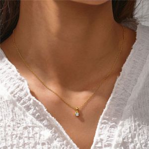 Metal Diamond Geometric Necklace And Earring Set