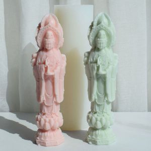 Molde Tridimensional Para Velas Perfumadas Guanyin Bodhisattva