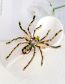 Fashion Gold Alloy Geometry Spider Brooch