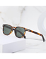 Fashion Polarized Black G15 Pc Square Large Frame Sunglasses