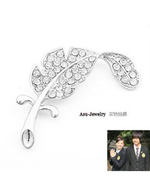 Catholic Silver Color Diamond Alloy Korean Brooches
