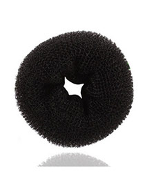 Bespoke Black Circle Cotton Hair band hair hoop