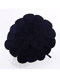 Awesome Dark Blue Flower Cotton Hair band hair hoop
