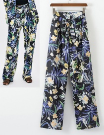 Pantalones Anchos Estampados De Flores