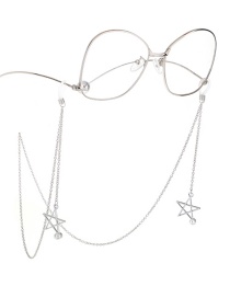 Cadena Antideslizante Metal Estrella Perla Gafas