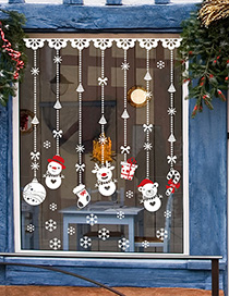 Dlx0995 Christmas Snowman Vinilo Decorativo