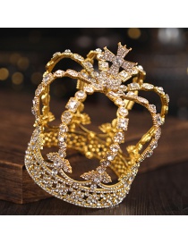 Corona De Círculo Completo De Diamantes De Imitación