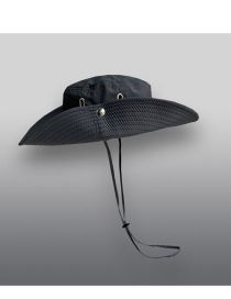 Sombrero De Alpinismo Con Protección Solar De Ala Grande Con Cordón Acrílico