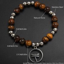 Fashion 6# Natural Stone Beaded Bracelet For Men