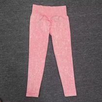 Fashion Pink Trousers Frosted Seamless Trousers