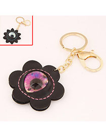 Bohemian Black Eye Decorated Flower Design Alloy Korean Fashion Bracelet