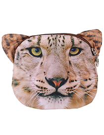 Teen Leopard Color Lion Pattern Simple Design